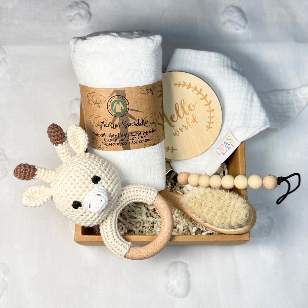 Organic Deluxe Baby Gift Box